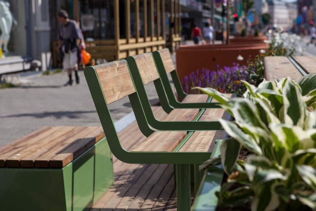 Outdoor sustainable furniture