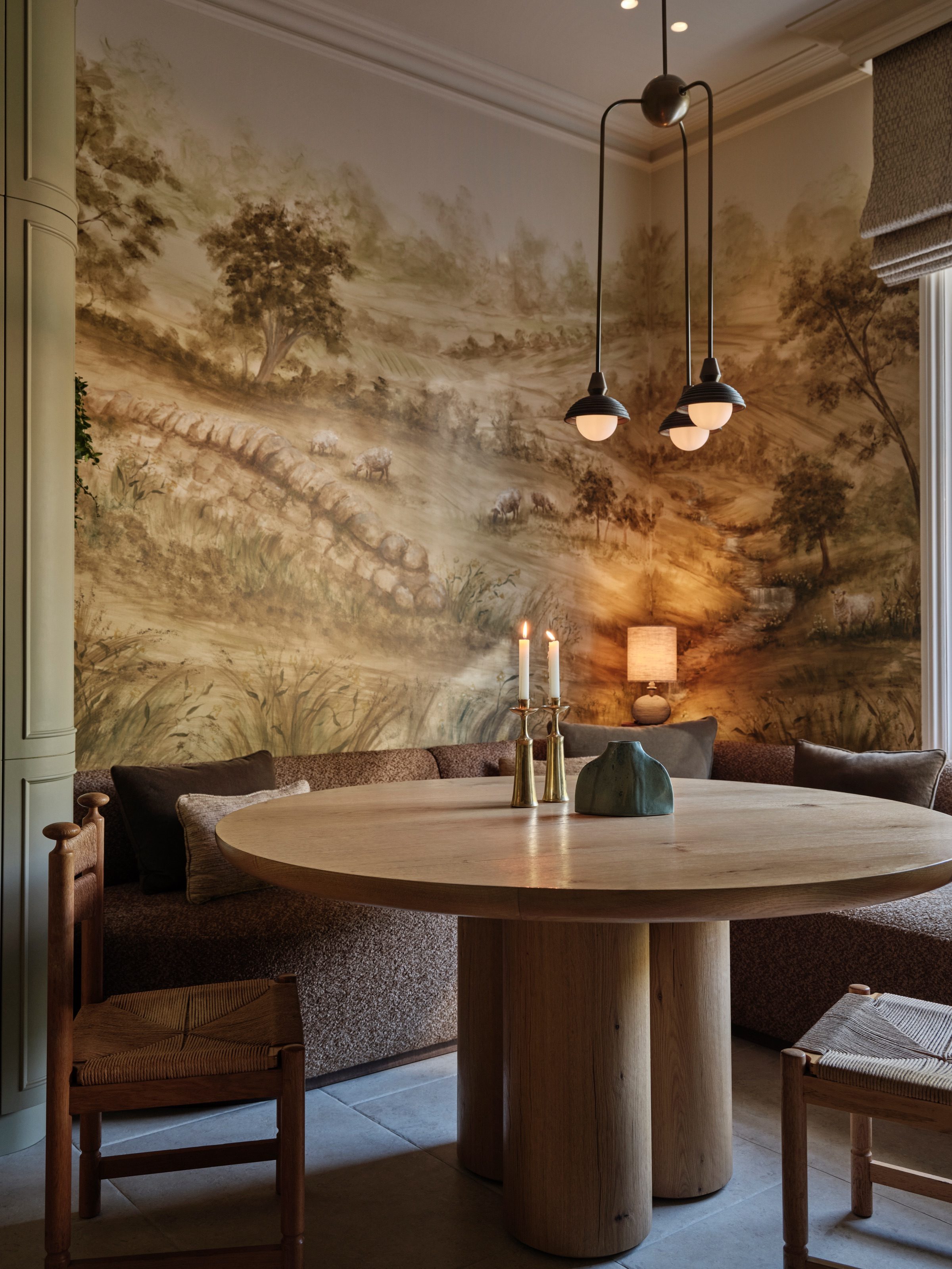 A galley kitchen in a London period property