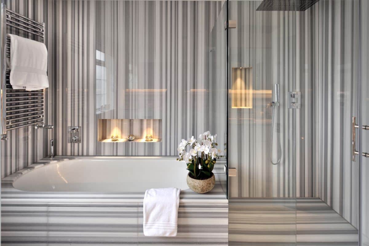 Principle bathroom designed by Simone Suss at Studio Suss