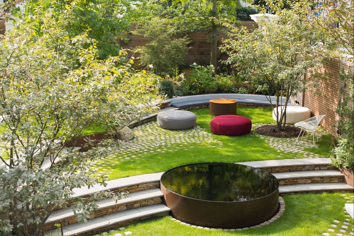 London Chelsea home garden design by Bartholomew Landscaping. 