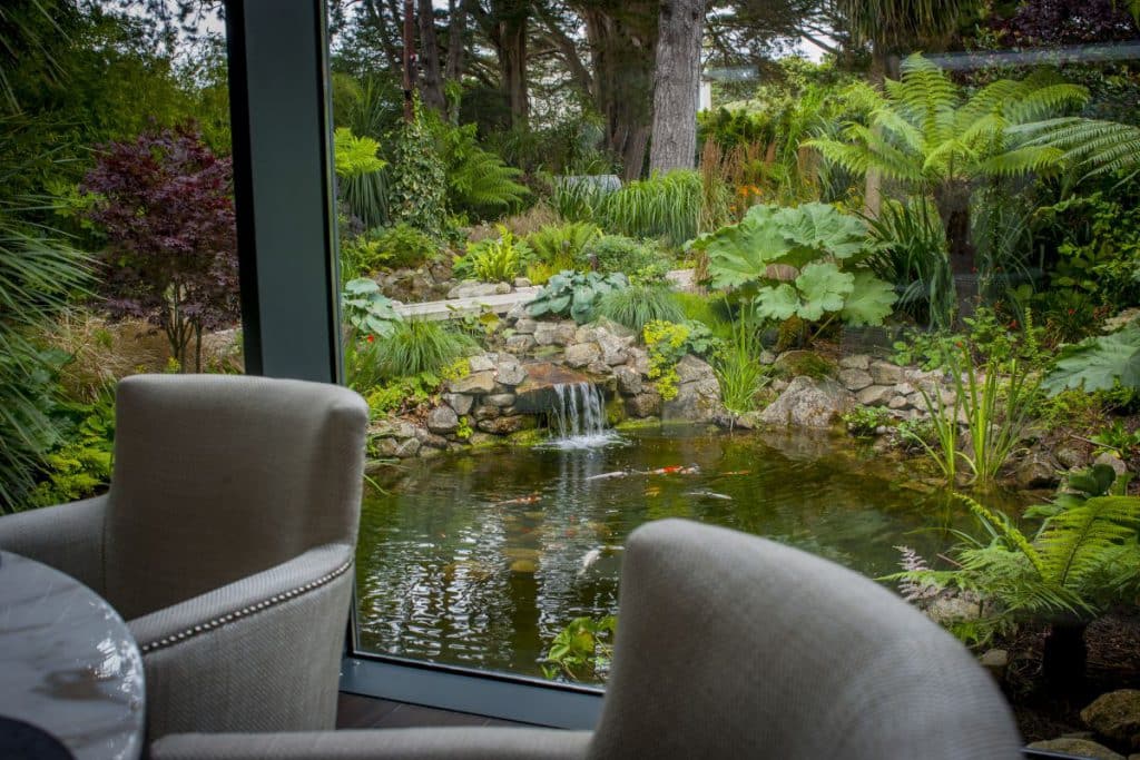 Water Feature in a Damien Keane Designed Garden