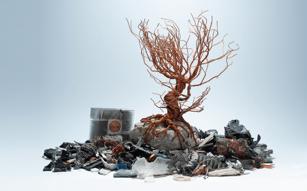 Technology waste pile