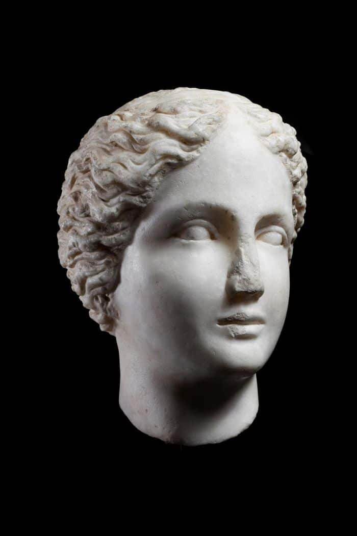 Imperial Roman Head, 1st-2nd century AD Marble,