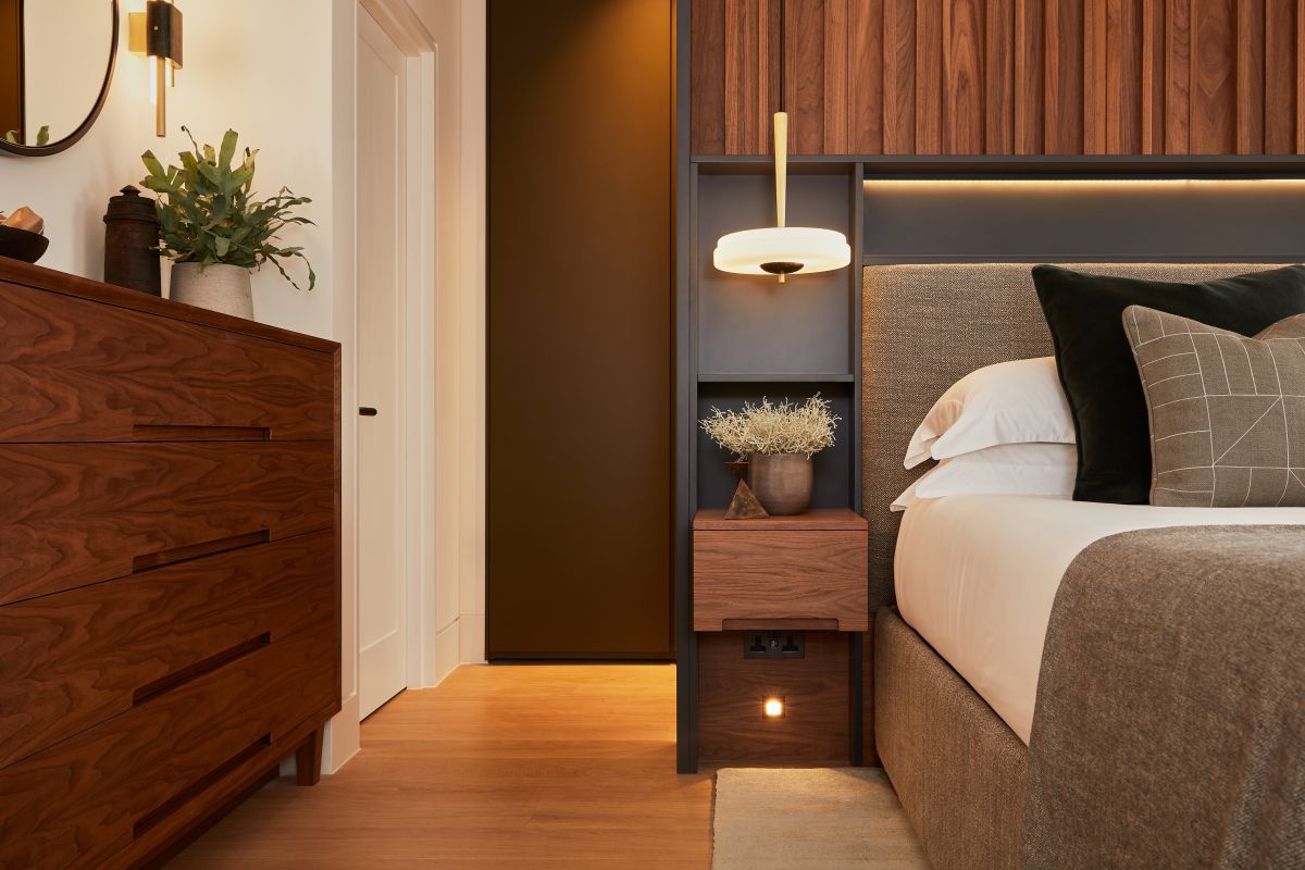 Bespoke bedroom joinery Designed by Woulfe