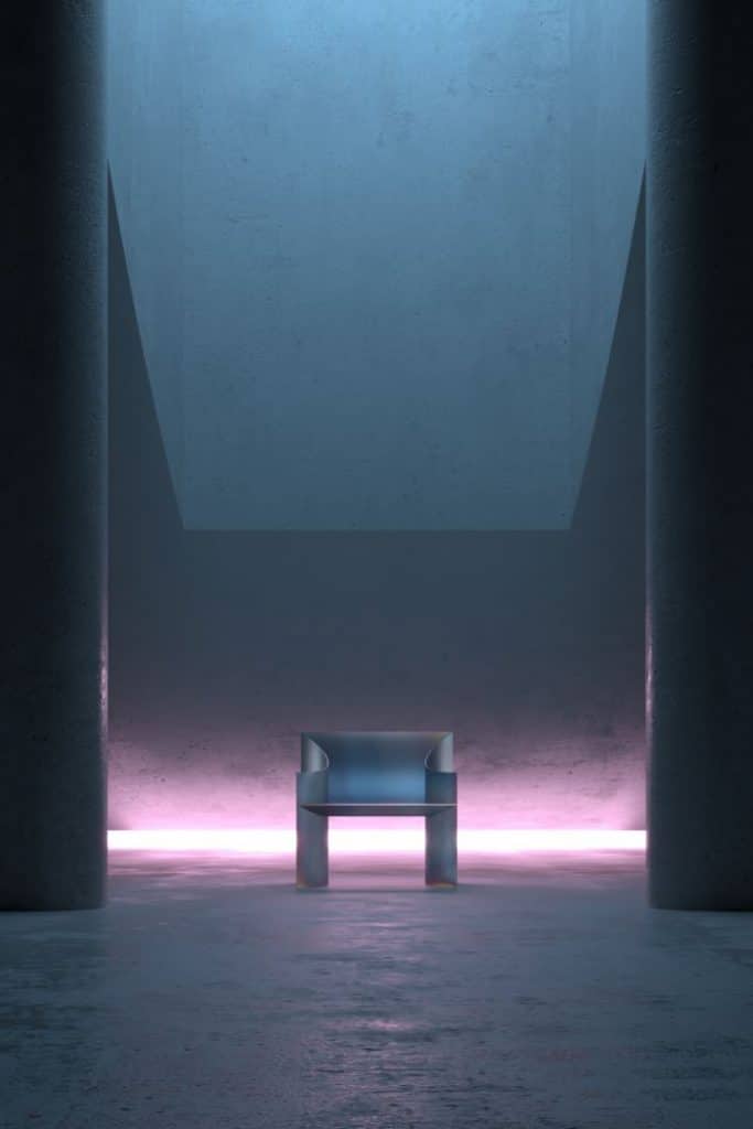 Ambient Shot of Objects With Narratives One Curve Chair