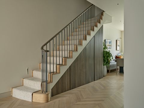 Anthony Clemens specialist geometrical handrail and staircase solutions.