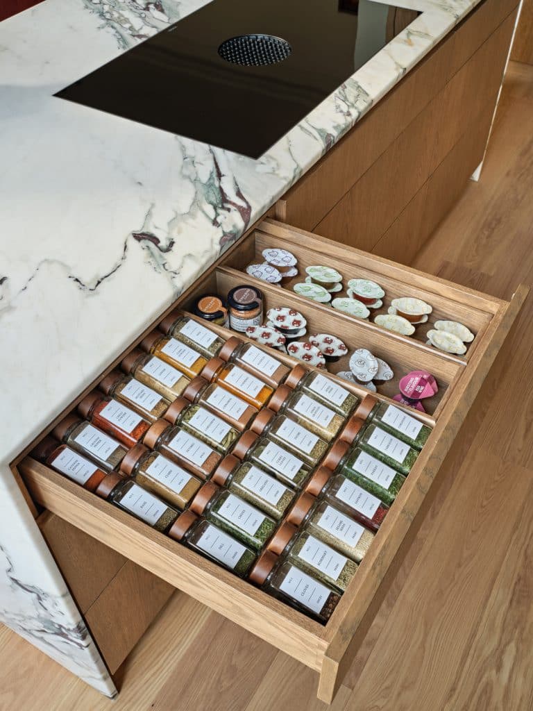 custom spice drawer